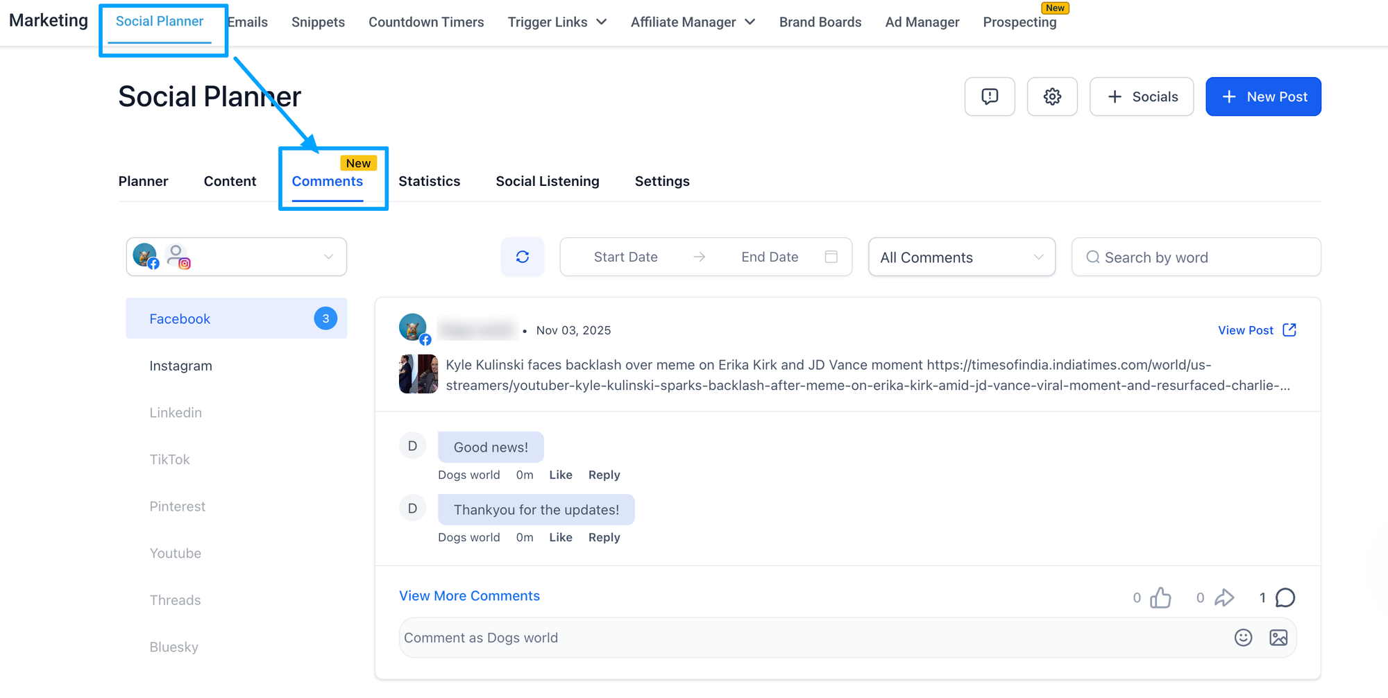 Novedades - Segunda semana de noviembre