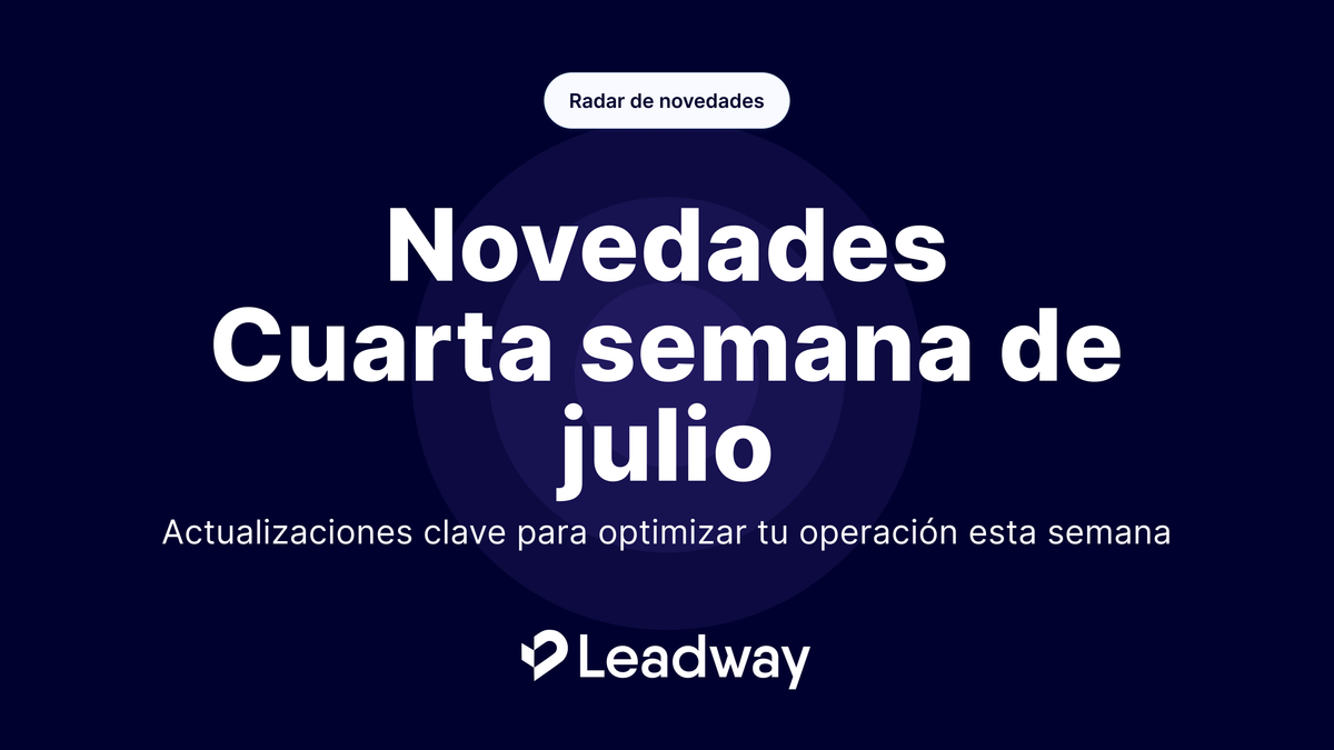 Novedades - cuarta semana de julio