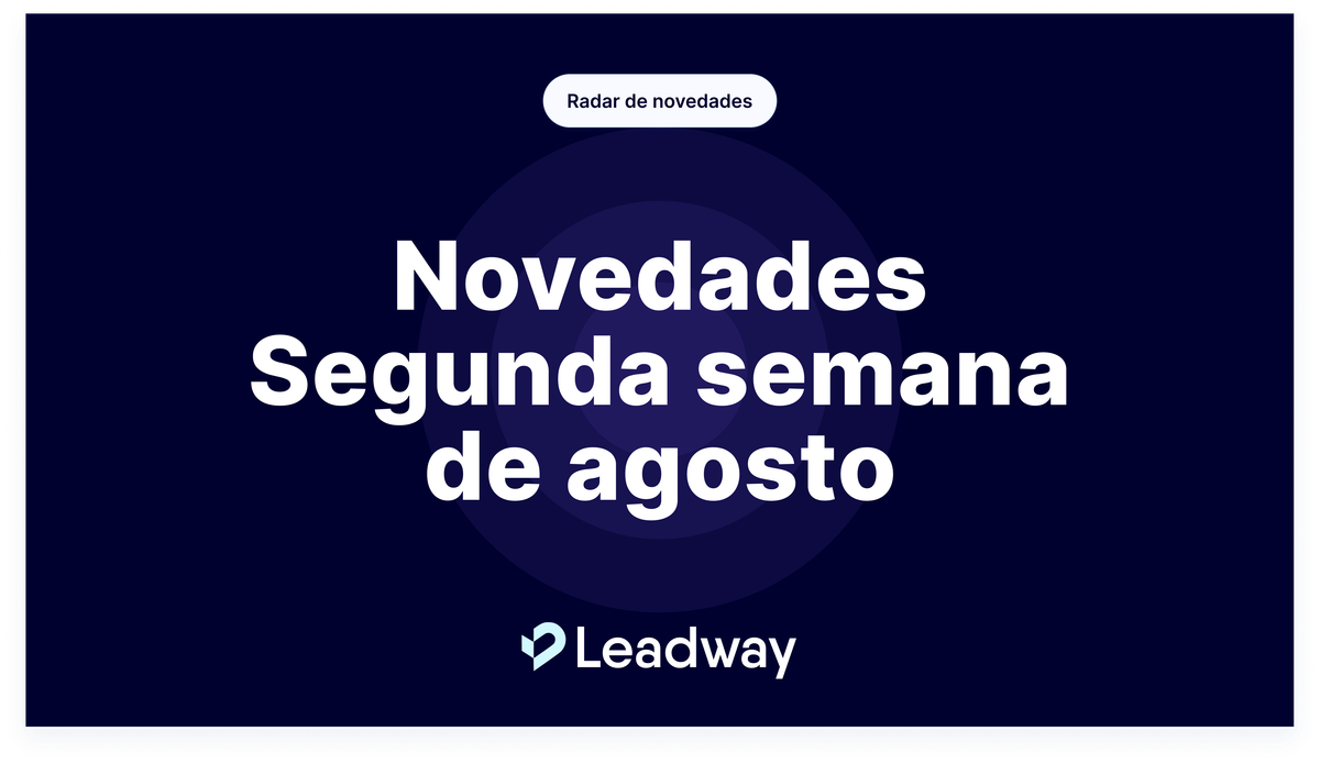 Novedades - Segunda semana de agosto