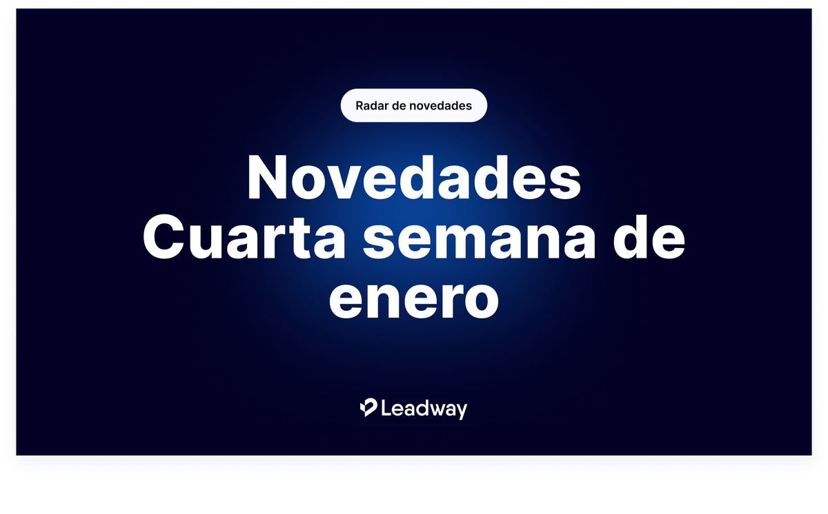 Novedades Cuarta semana de enero