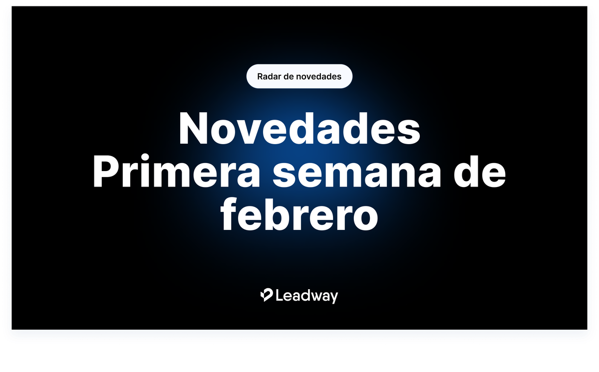 Novedades - Primera semana de febrero