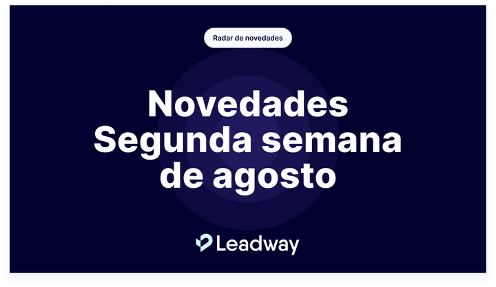 Novedades - Segunda semana de agosto