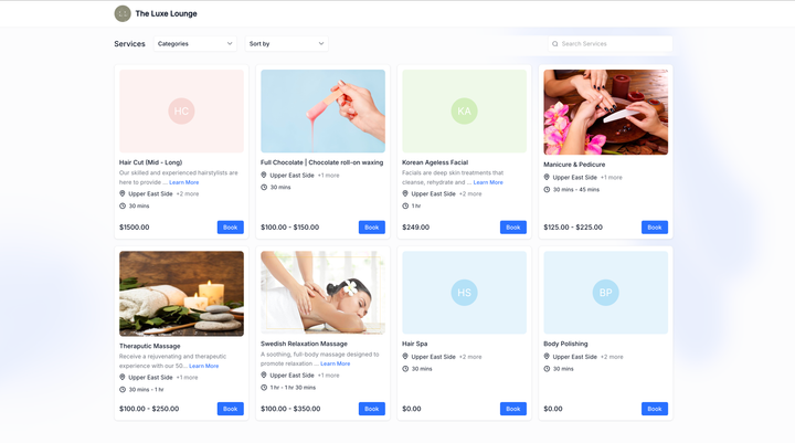 Calendarios: Servicios (V2) ya disponible.
