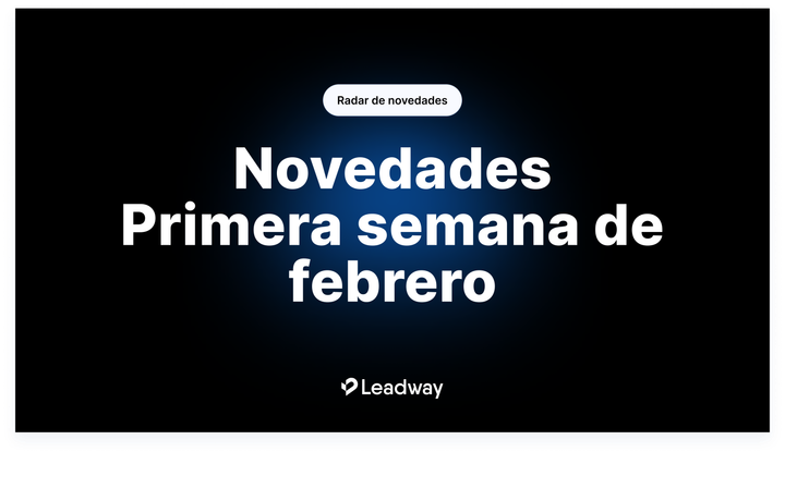 Novedades - Primera semana de febrero